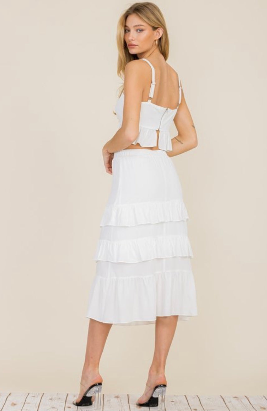 Top & Ruffle Skirt Set FINAL SALE