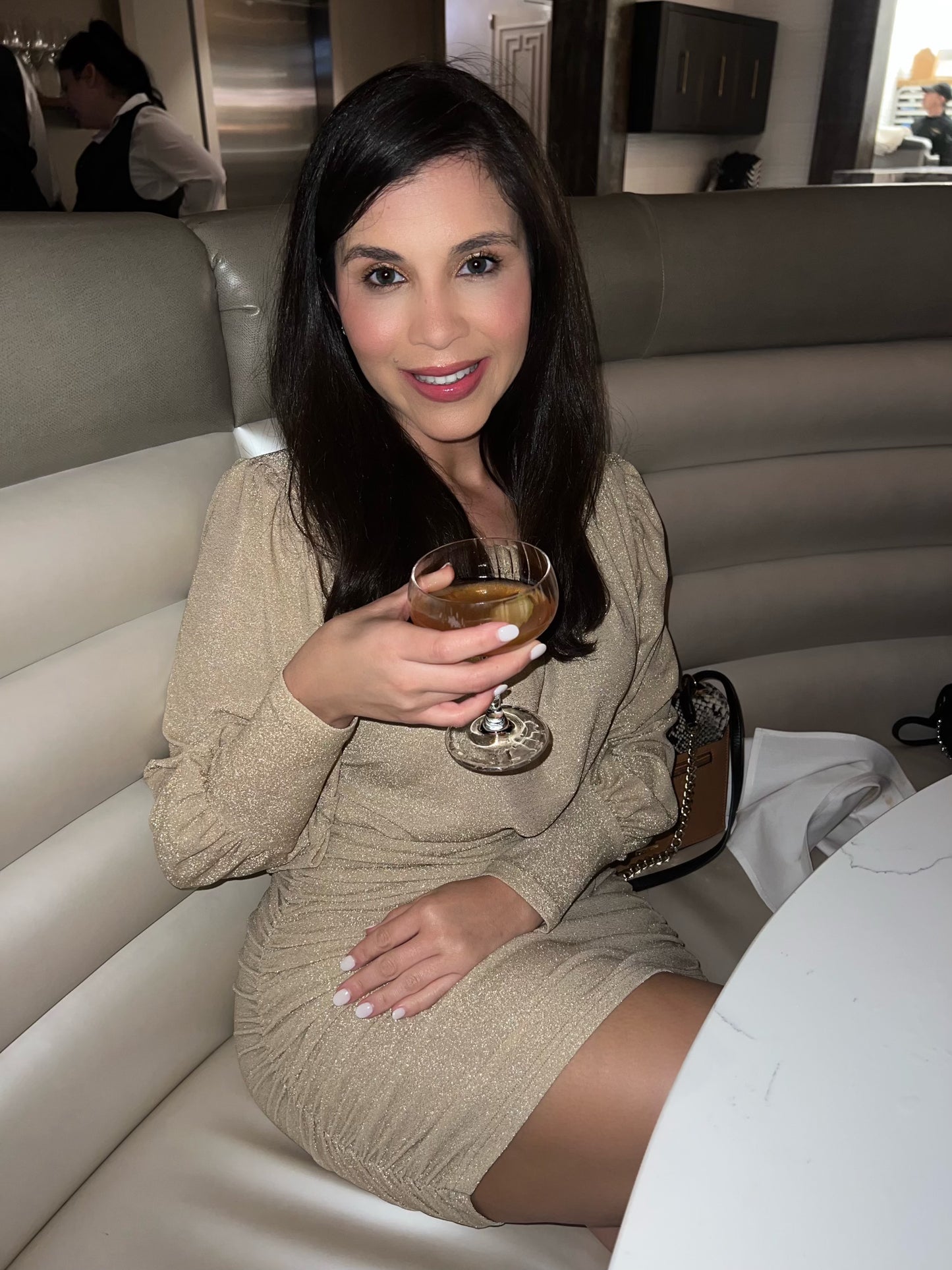 The Liliana Lurex Mini Dress