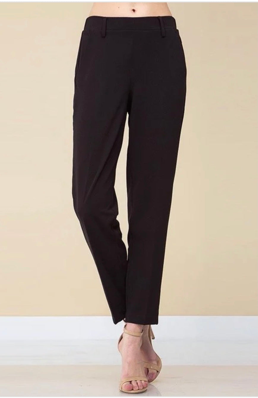 Straight Leg Pants With Pockets