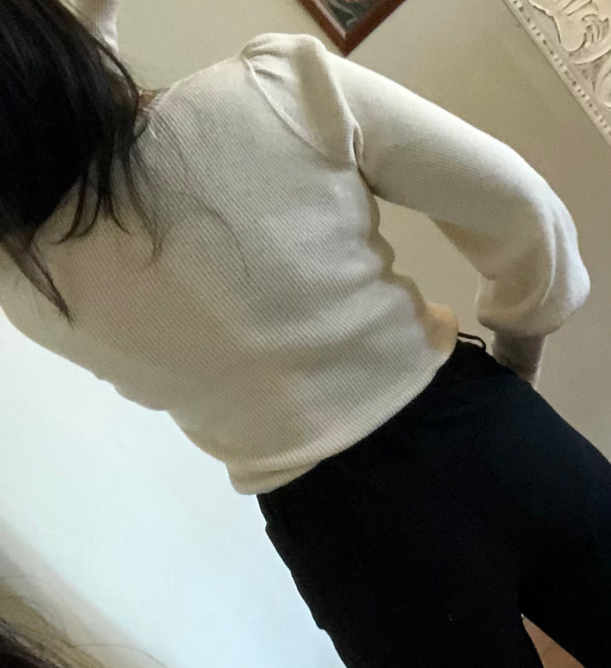 Puff Sleeve Metallic Bodysuit