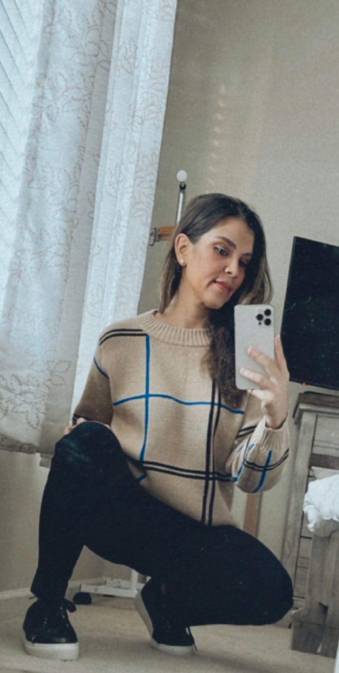 Plaid Sweater