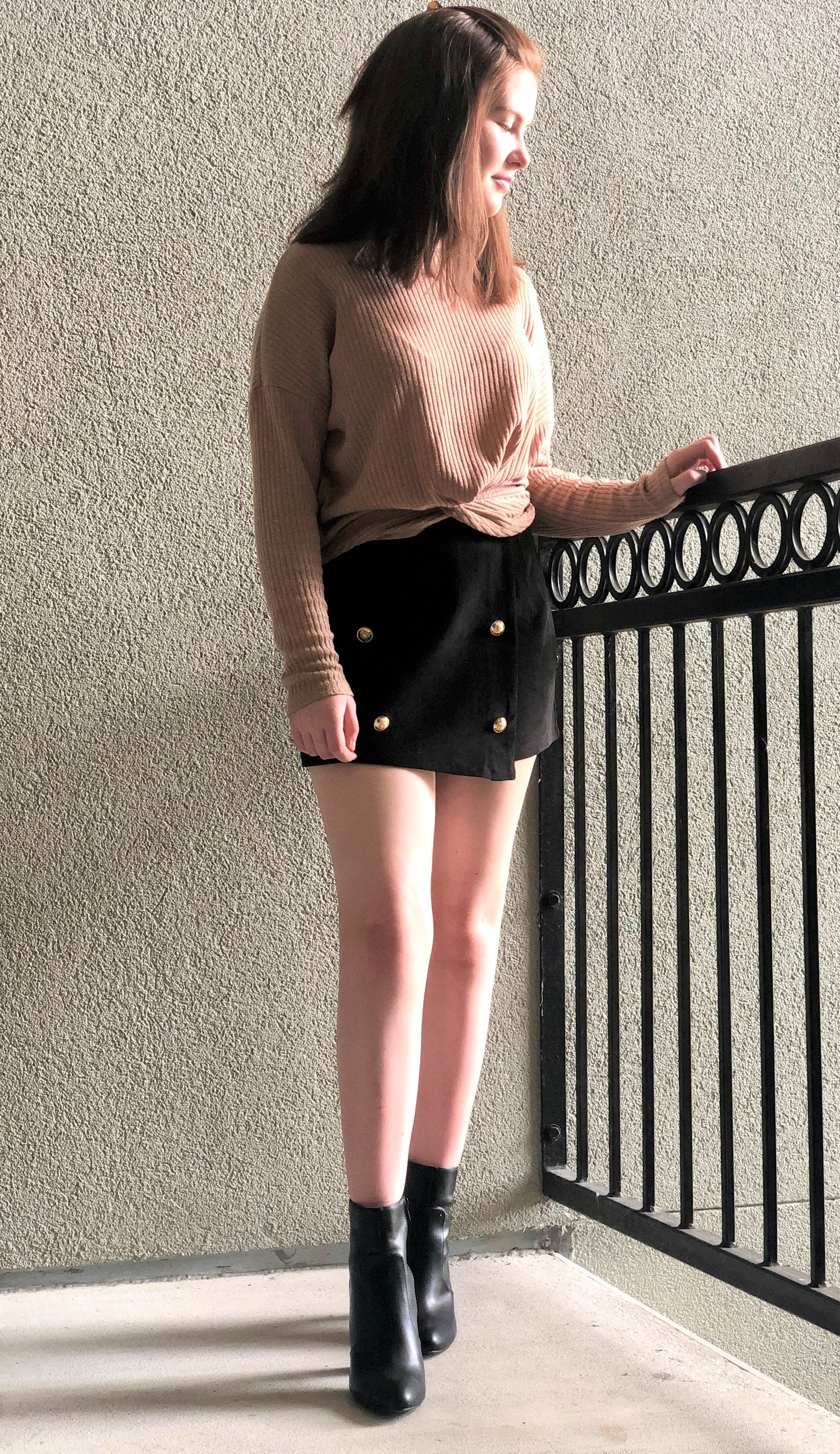 Skirt With Gold Button