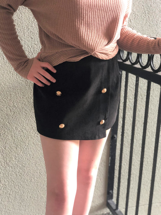 Skirt With Gold Button